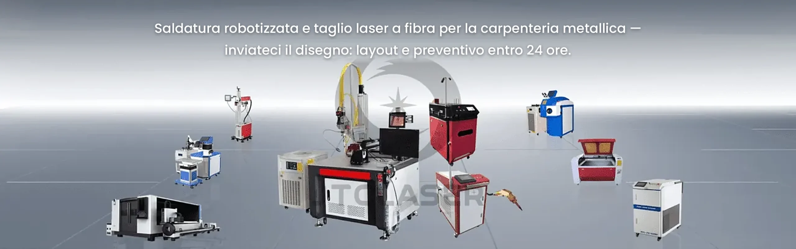 Macchine laser JTCLASER per taglio, saldatura e marcatura