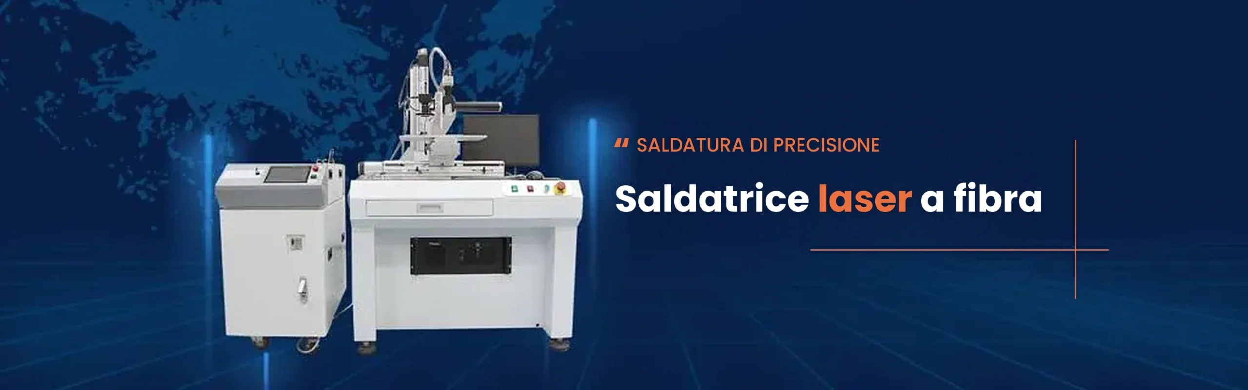 Saldatrice laser a fibra