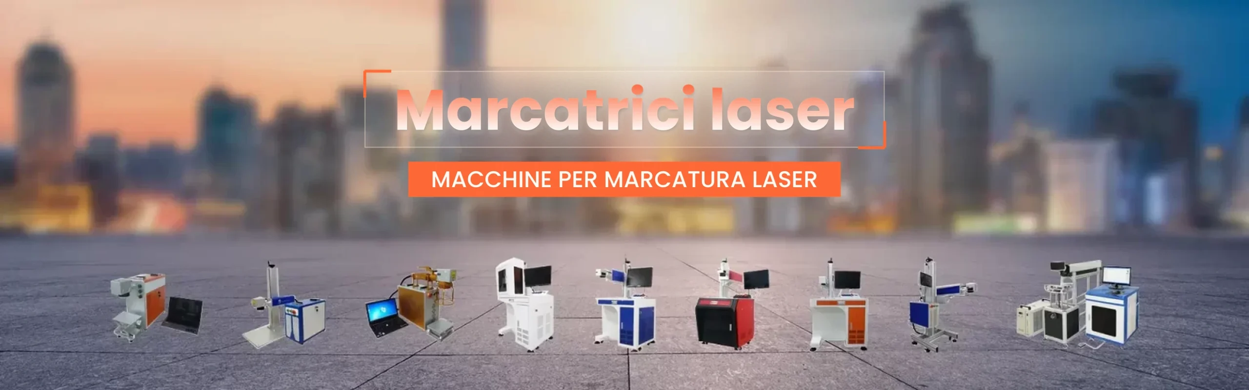 Gamma di macchine per marcatura laser